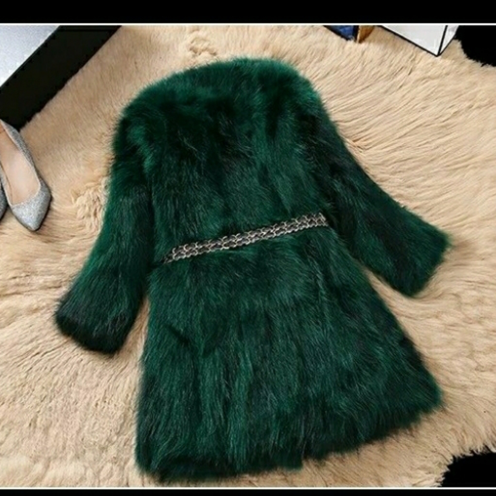 Genuine Fox fur coat